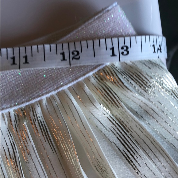 🚫 SOLD 🚫 Metallic Pleated Skirt - Picture 3 of 3